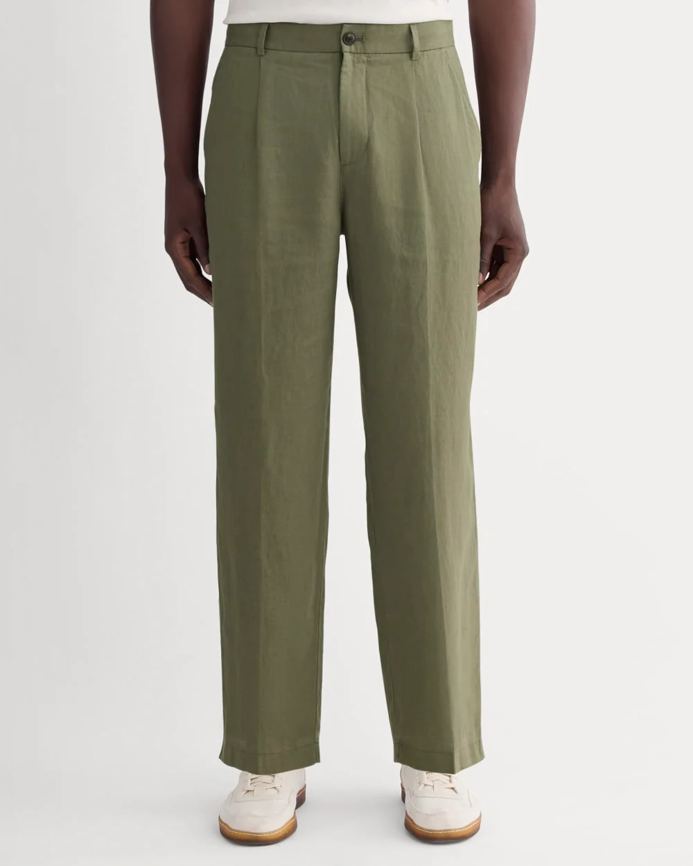 The Linen Pleated Trouser | Kalamata