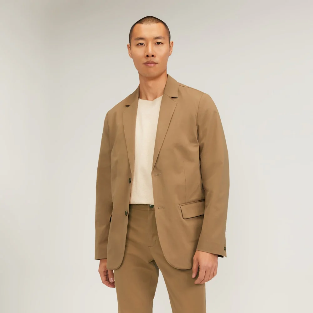 The Performance Chino Blazer | Toasted Coconut