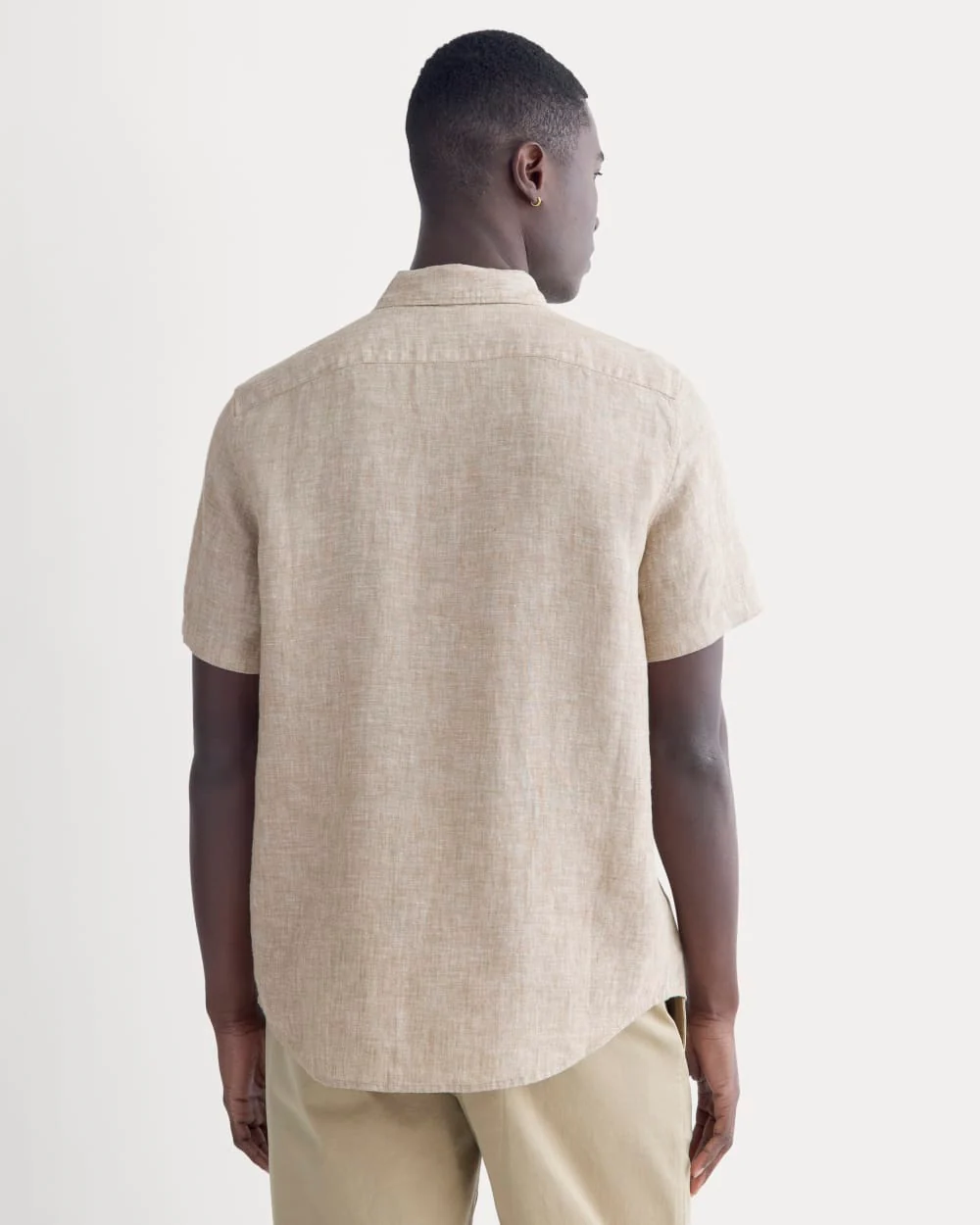 The Classic Short-Sleeve Shirt in Linen | Cornstalk Chambray