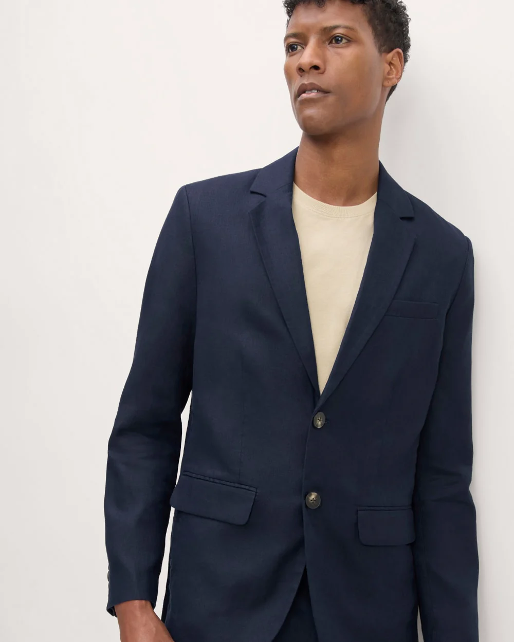 The Linen Blazer | Navy