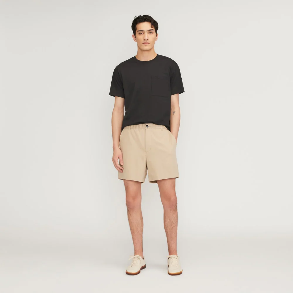 The Pull-On Performance Chino 5 Short | Trench Coat Khaki