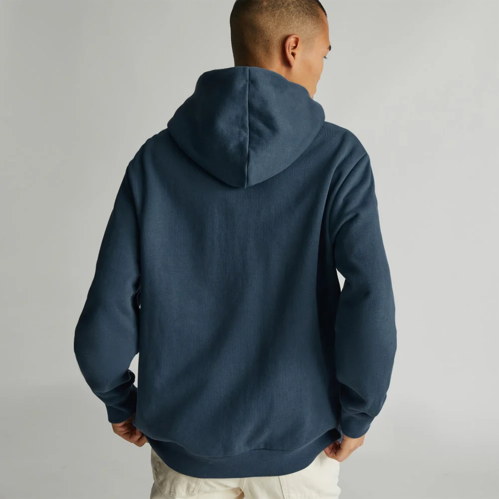 The Organic Track Full Zip | Kingfisher Blue