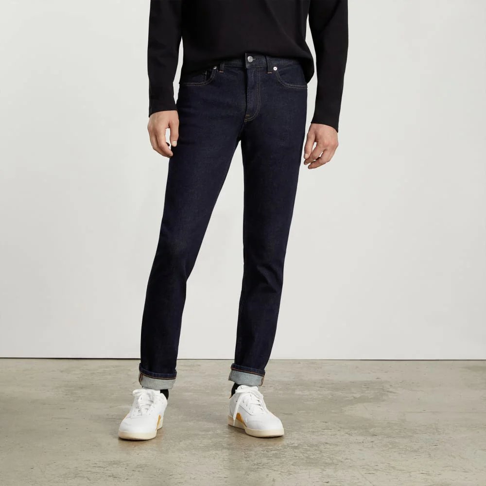 The Slim 4-Way Stretch Organic Jean | Uniform  | Medium Indigo