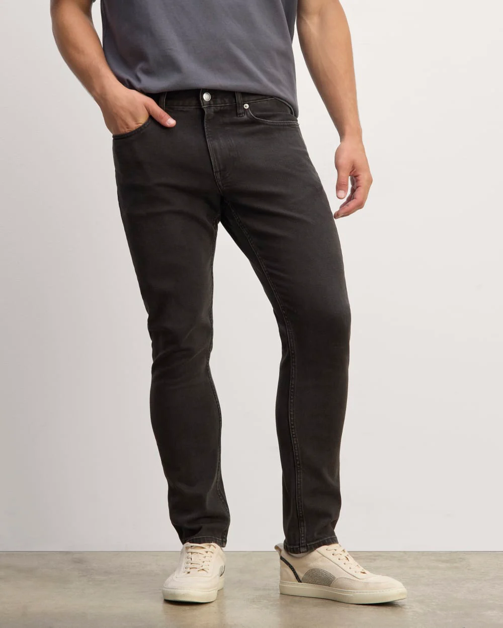 The Organic Cotton Slim-Fit Jean | Washed Black