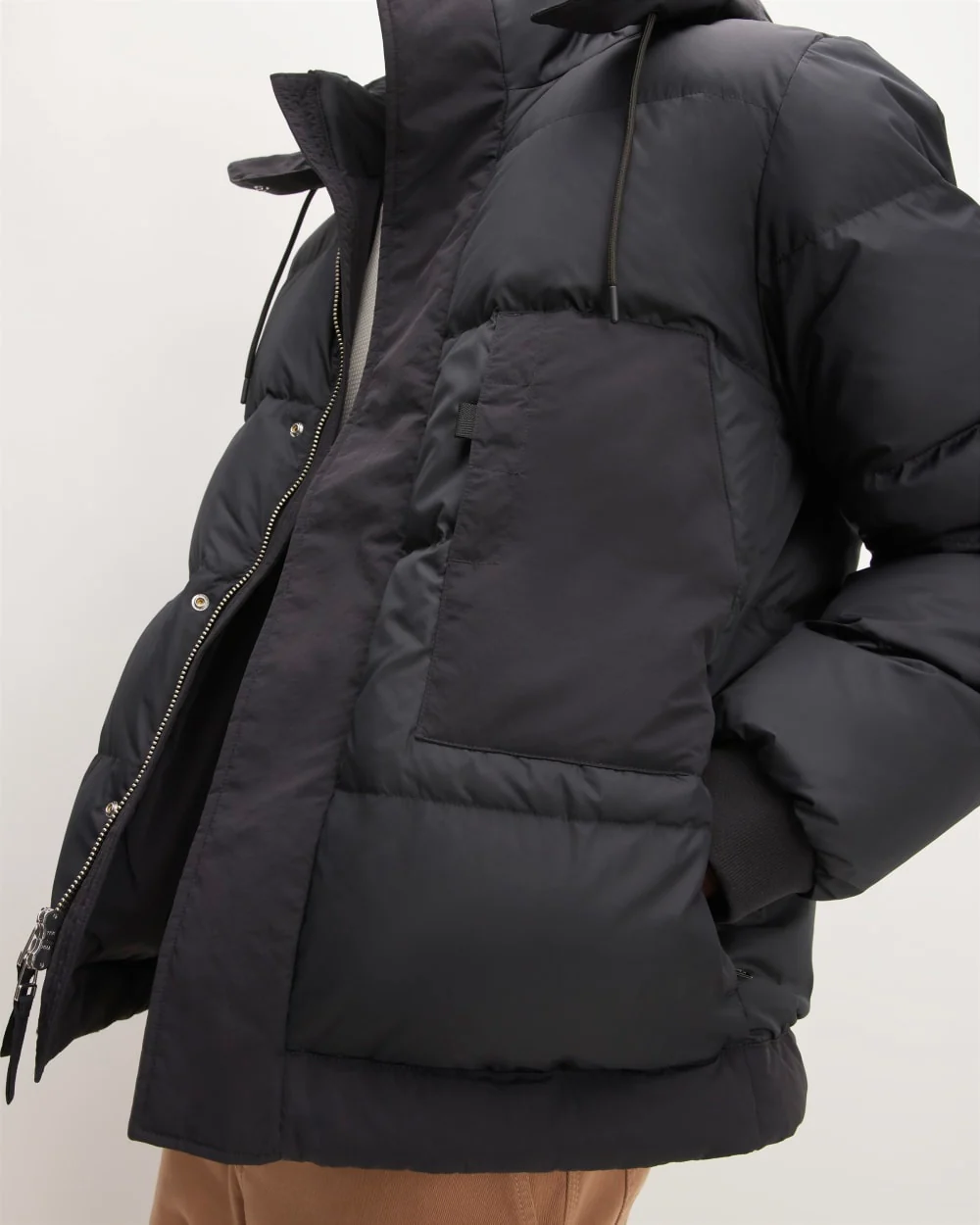 The ReNew Short Puffer | Black