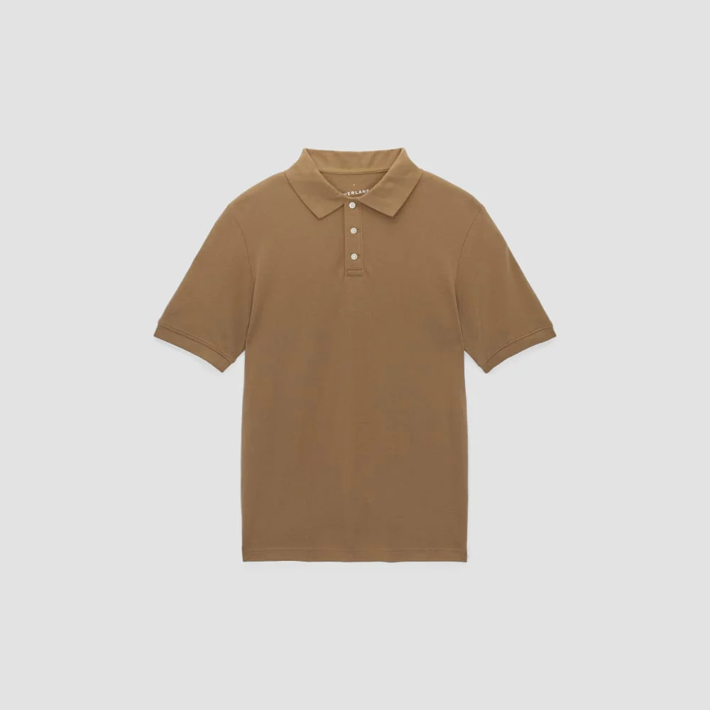 The Pique Polo | Toasted Coconut