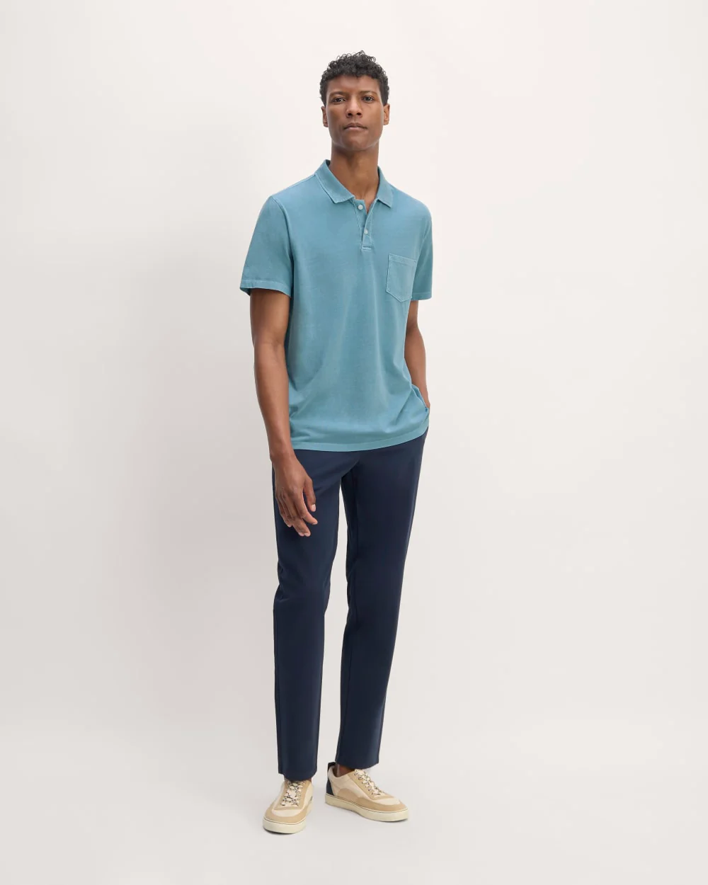 The Essential Organic Garment-Dyed Polo | Spring Lake