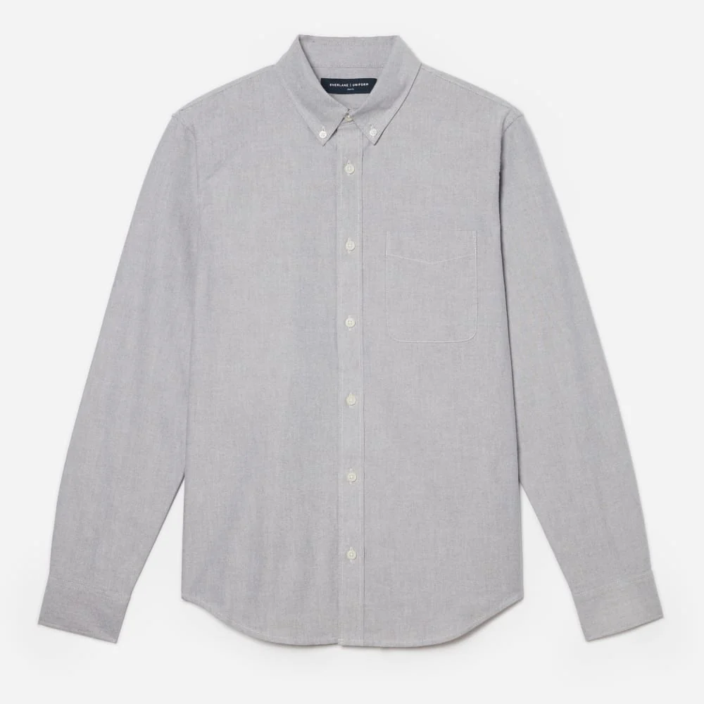 The Slim-Fit Japanese Oxford | Cloud Grey | Regular