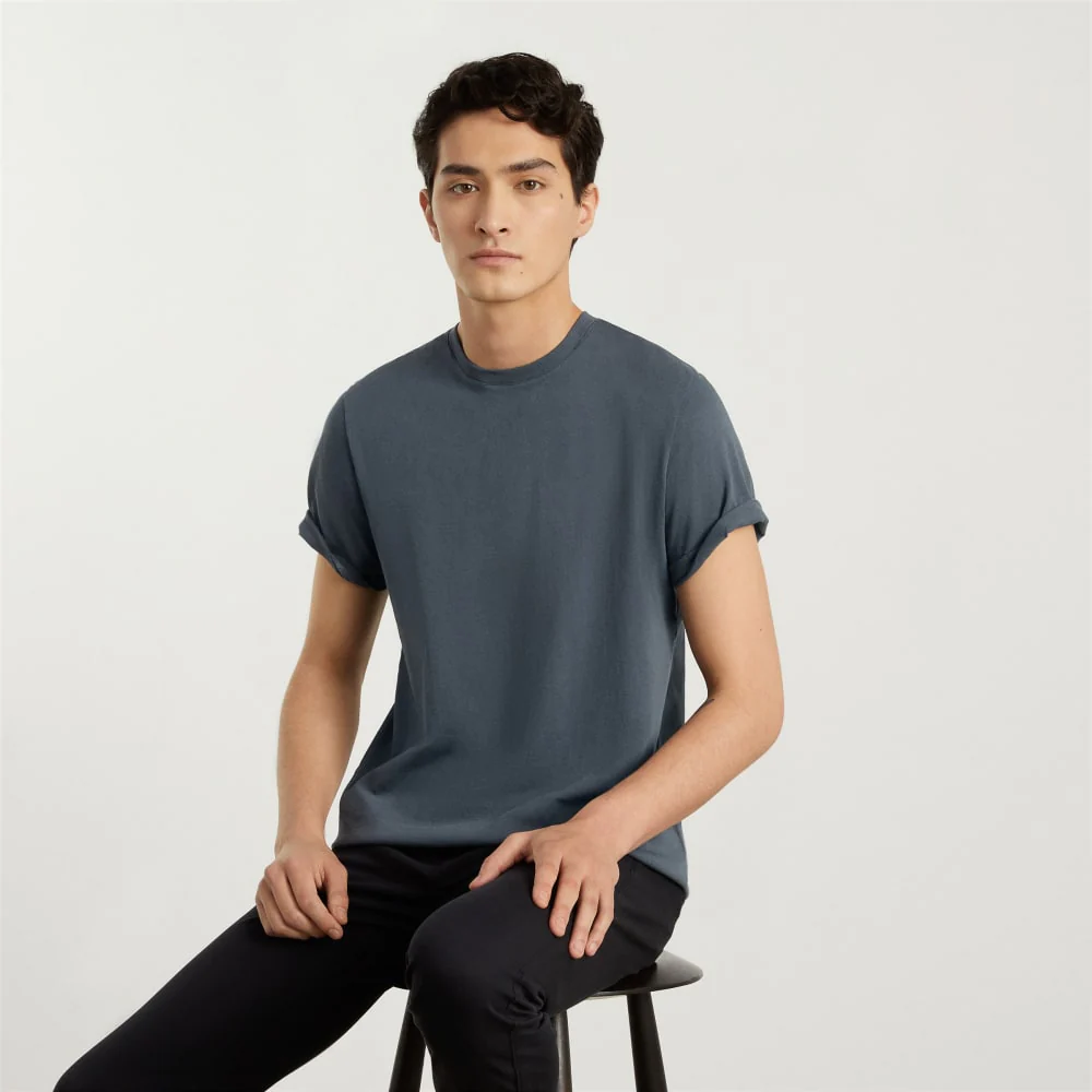The Organic Cotton Crew | Dark Slate