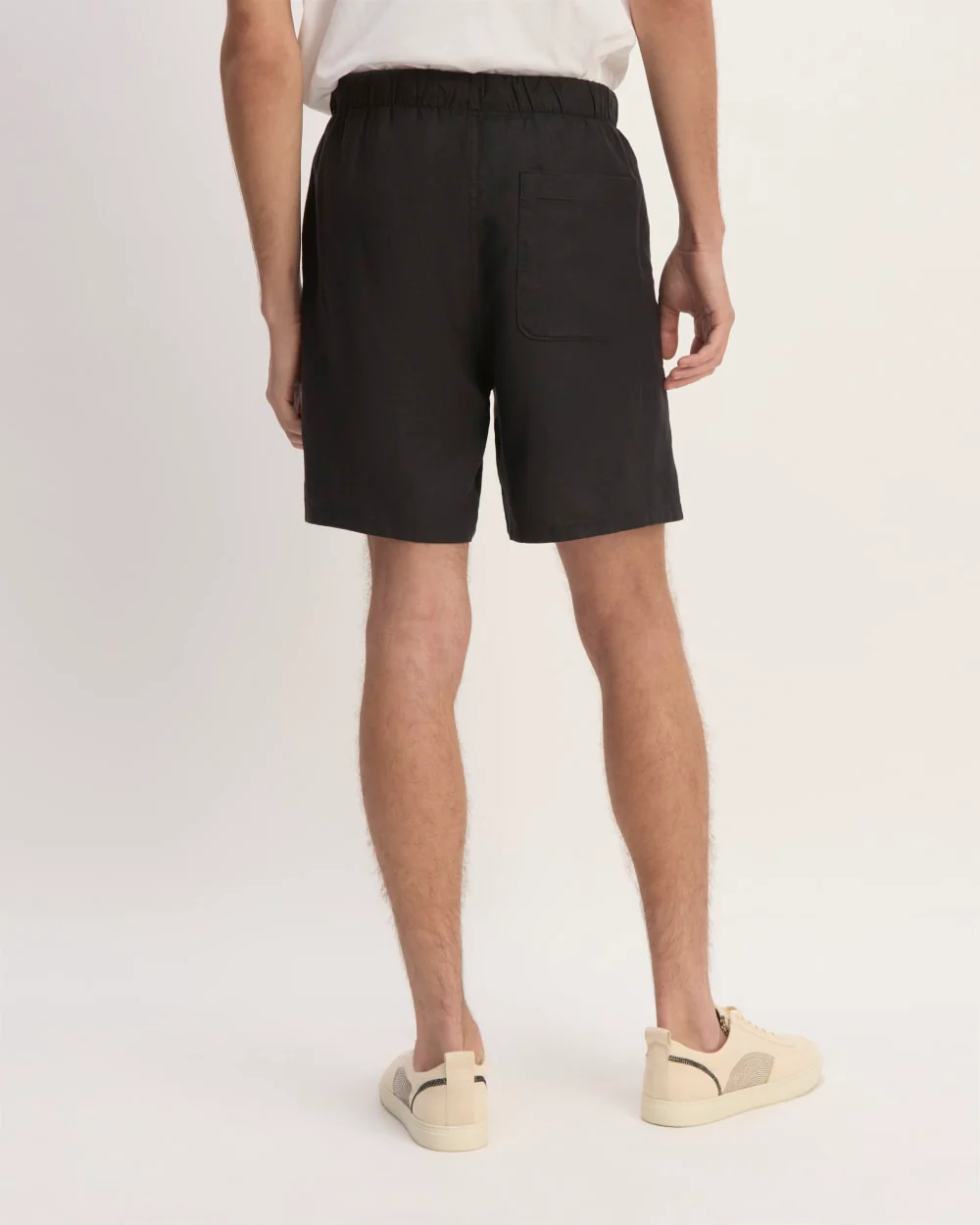 The Linen Easy Short | Black