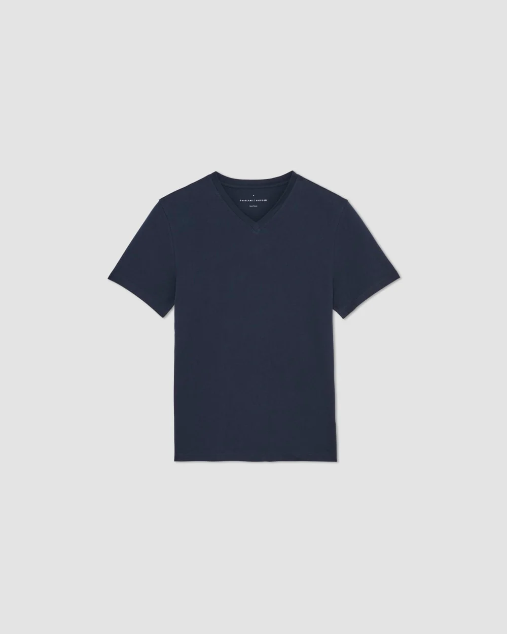 The Organic Cotton V-Neck Tee | Deep Navy
