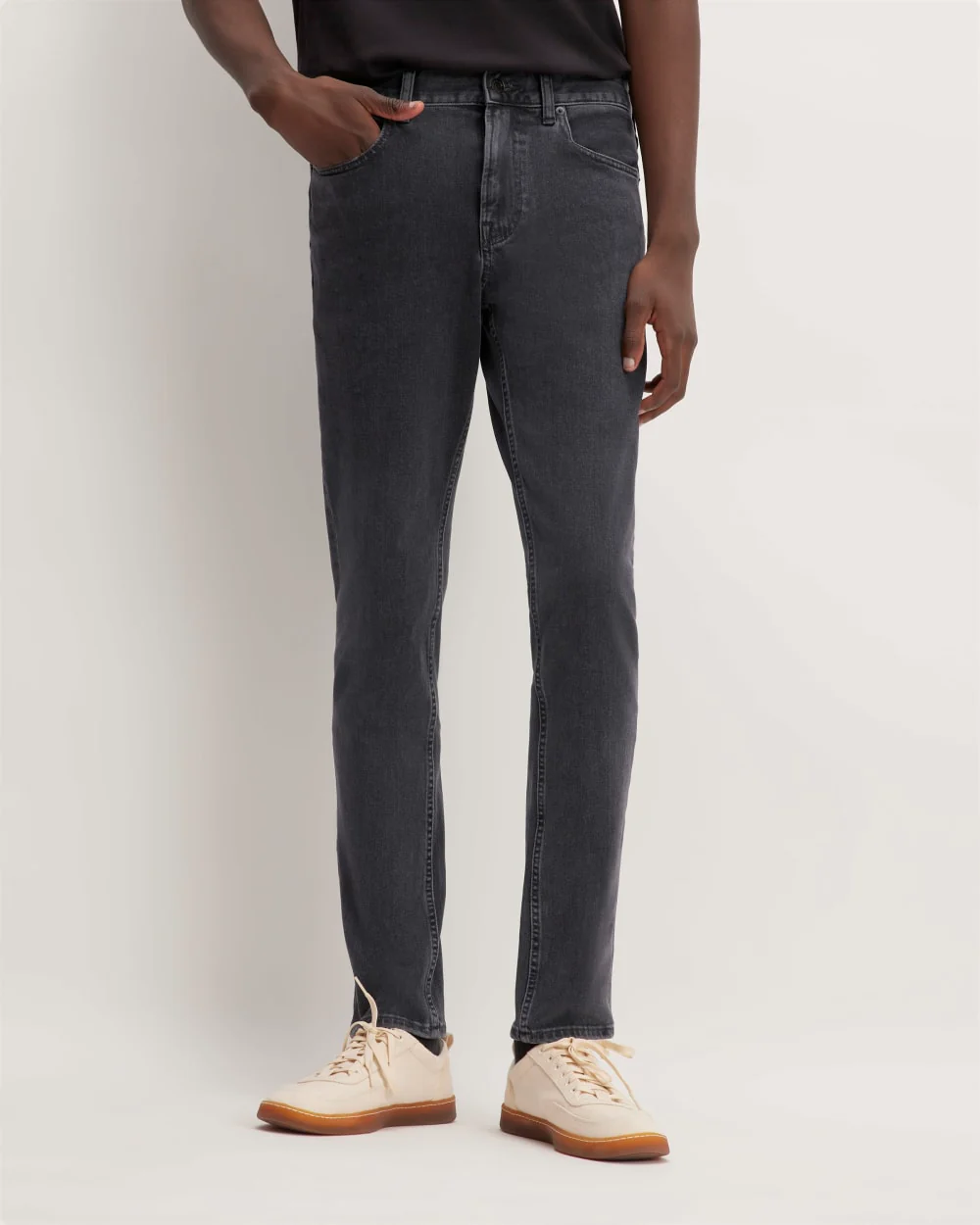 The Skinny 4-Way Stretch Organic Jean | Uniform | Washed Black