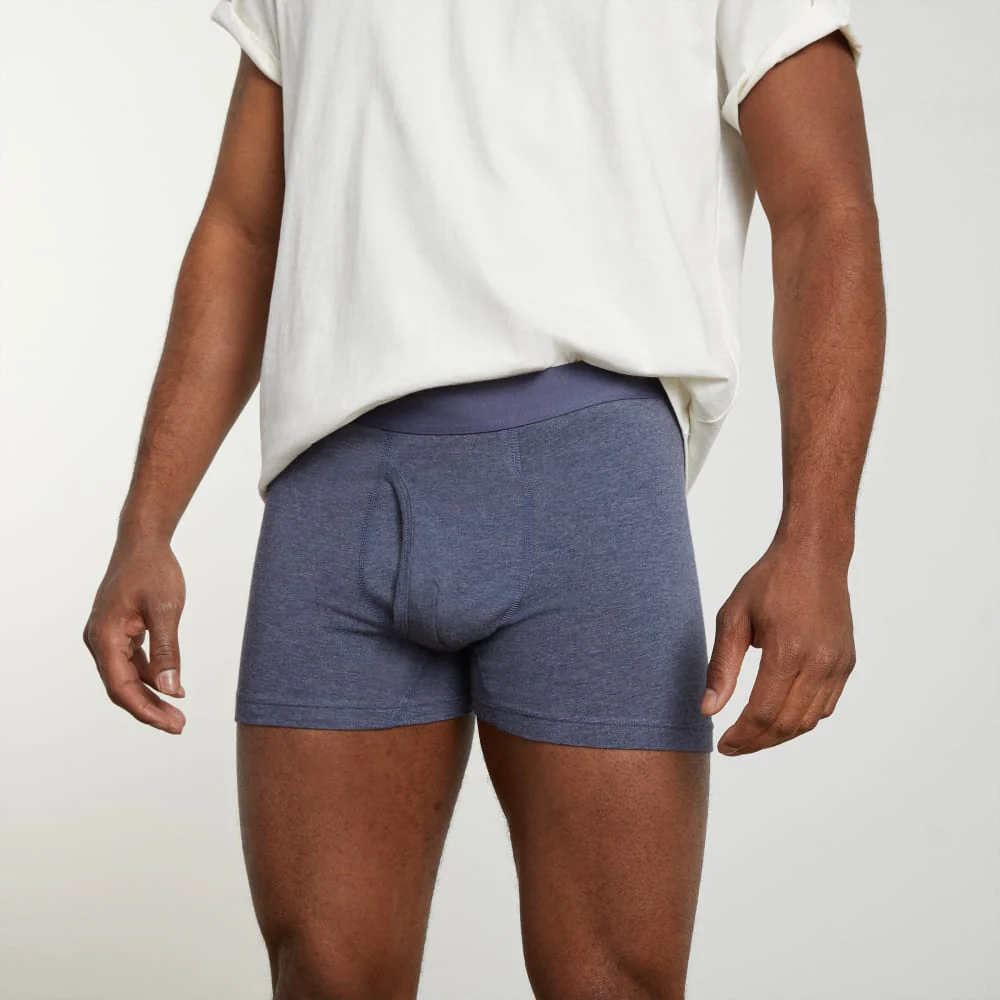 The Supima® Boxer Brief | Uniform | Heather Blue