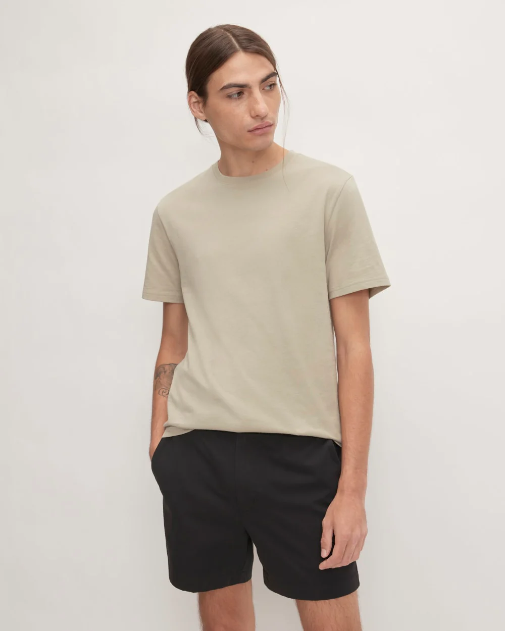 The Essential Organic Crew | Trench Coat Khaki