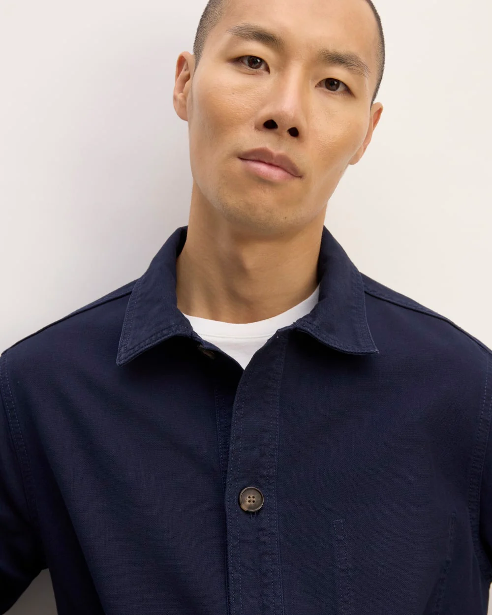 The Organic Cotton Chore Jacket | Navy