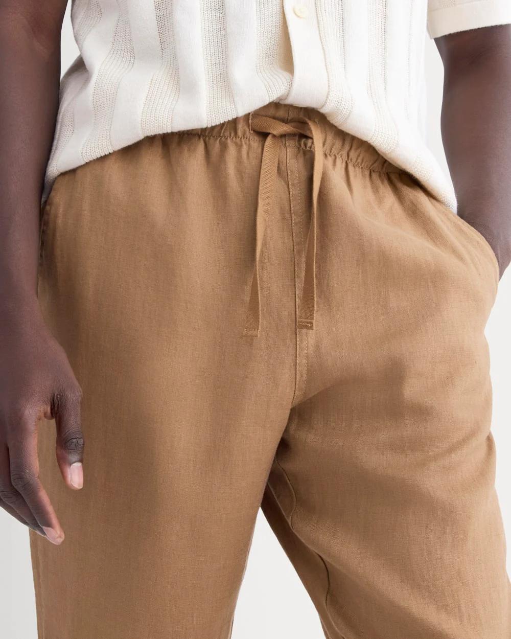 The Linen Easy Pant | Toasted Coconut