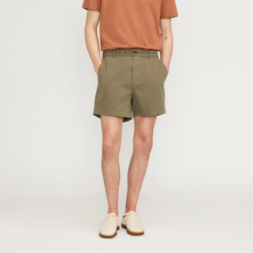 The Pull-On Performance Chino 5 Short | Kalamata
