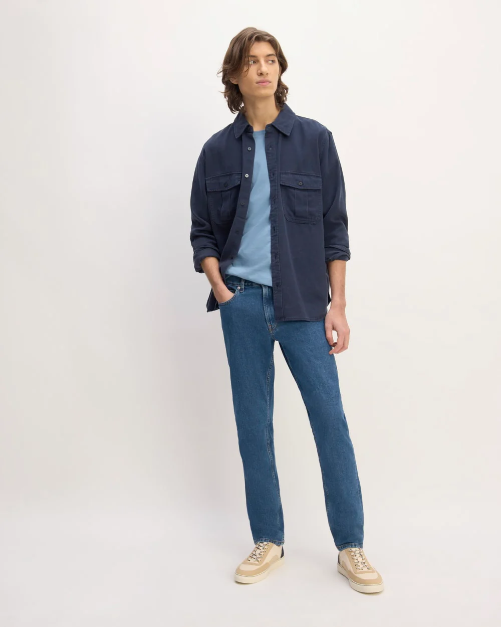 The Organic Cotton Slim-Fit Jean | Ocean