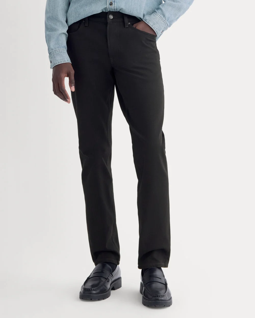 The Athletic 4-Way Stretch Organic Jean | Uniform | Black