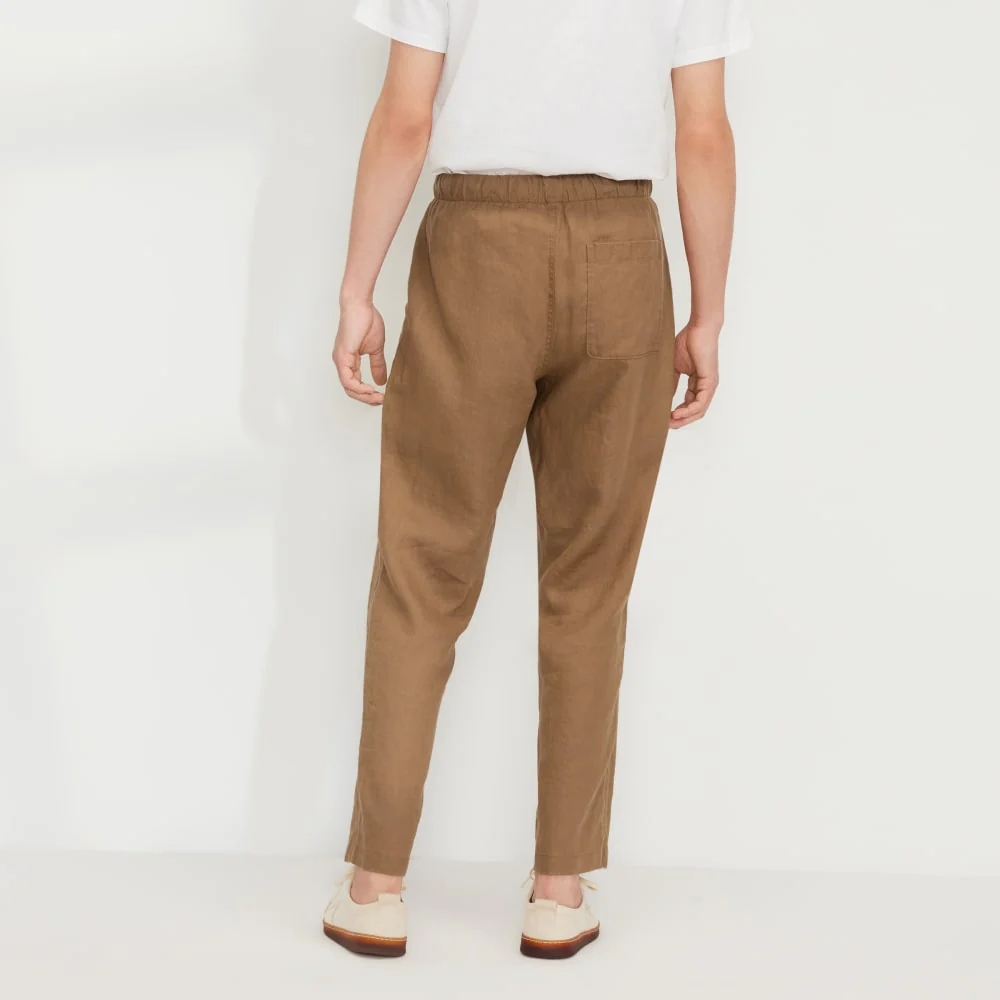 The Linen Easy Pant | Toasted Coconut