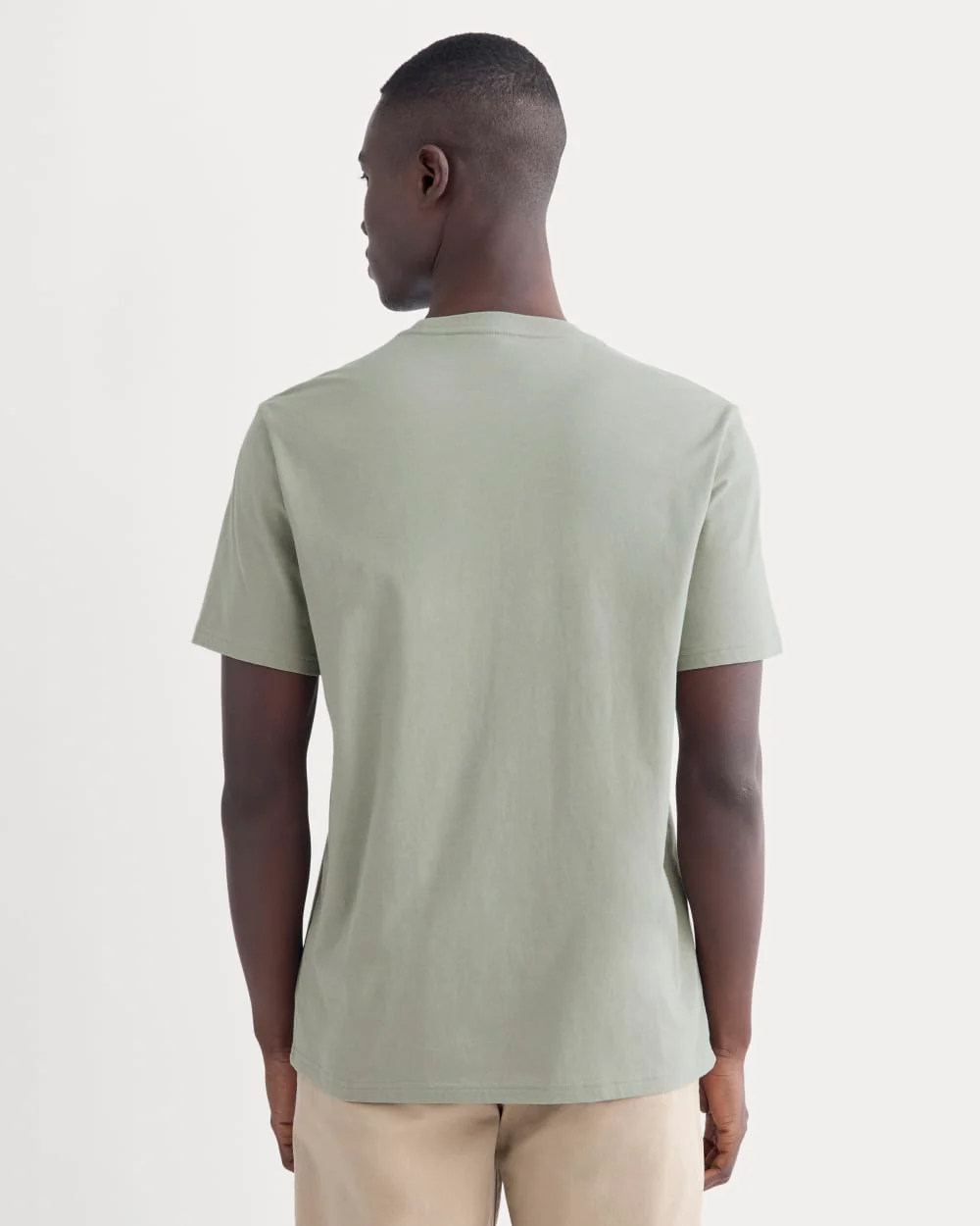 The Essential Organic Crew | Sage Green