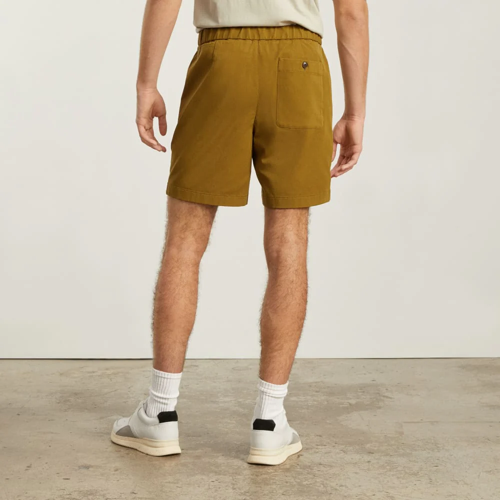 The Pull-On Performance Chino Short | Olive