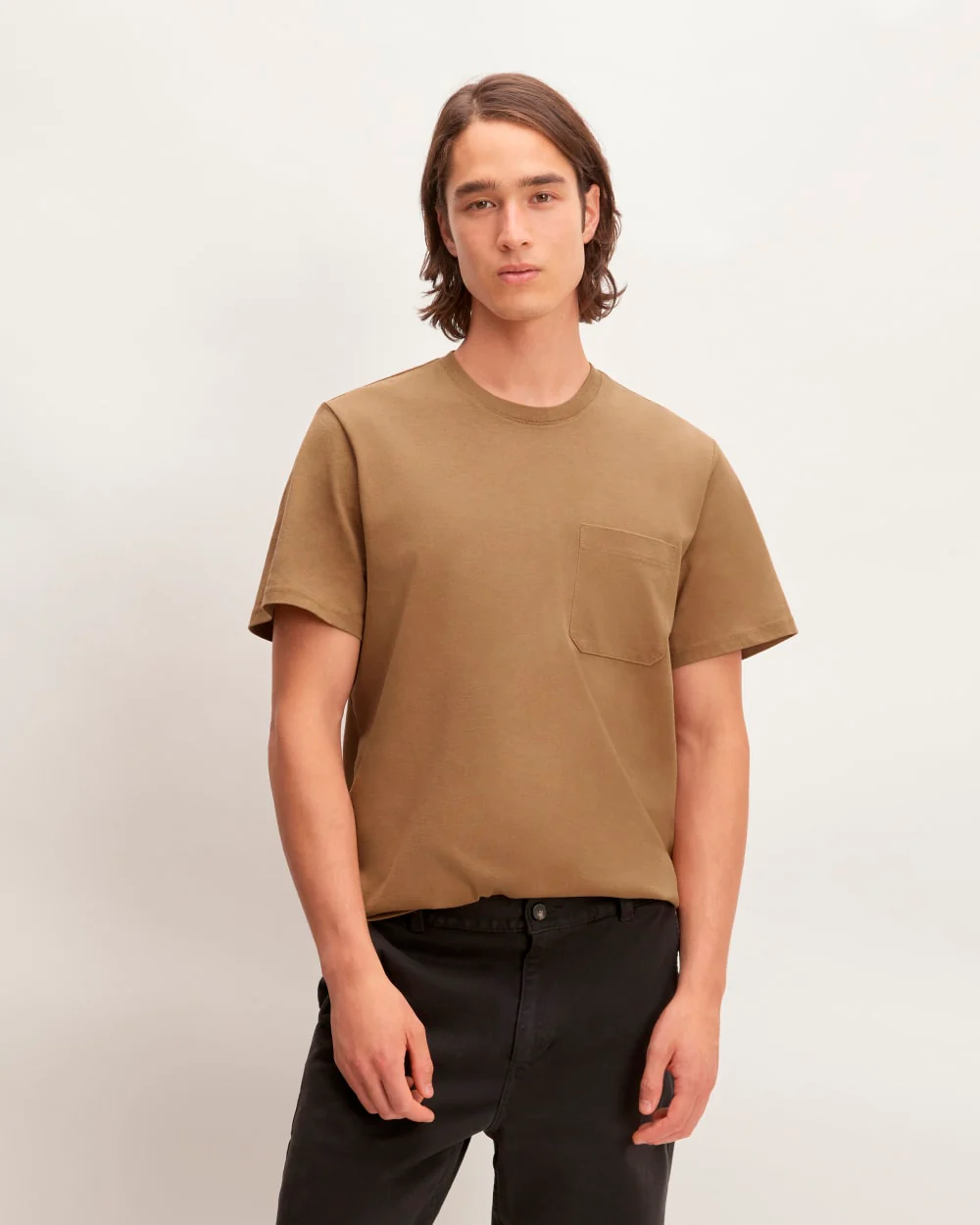 The Premium-Weight Pocket Tee | Uniform | Toasted Coconut