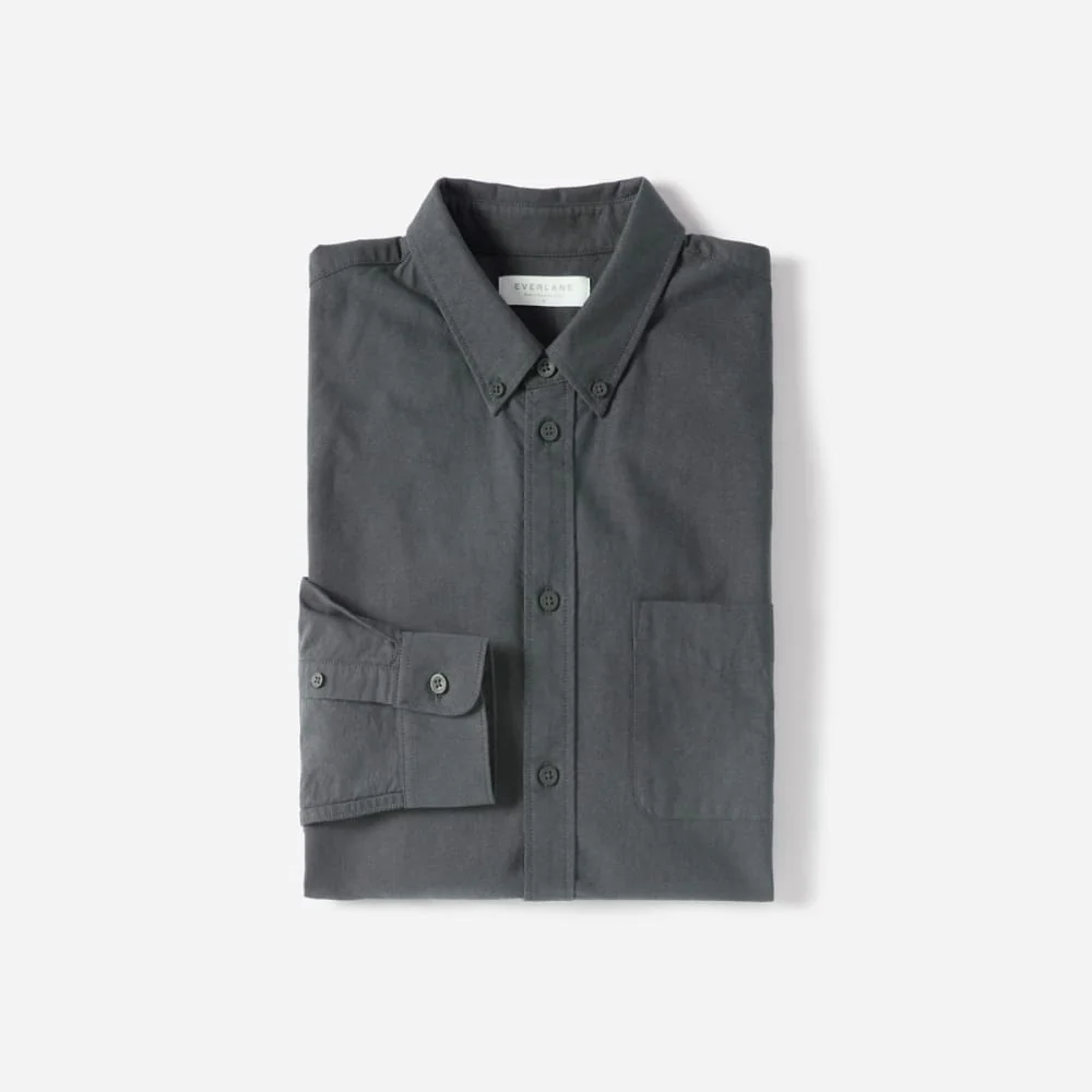 The Slim-Fit Japanese Oxford | Slate Grey | Regular