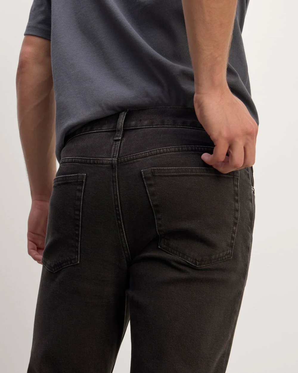 The Organic Cotton Slim-Fit Jean | Washed Black