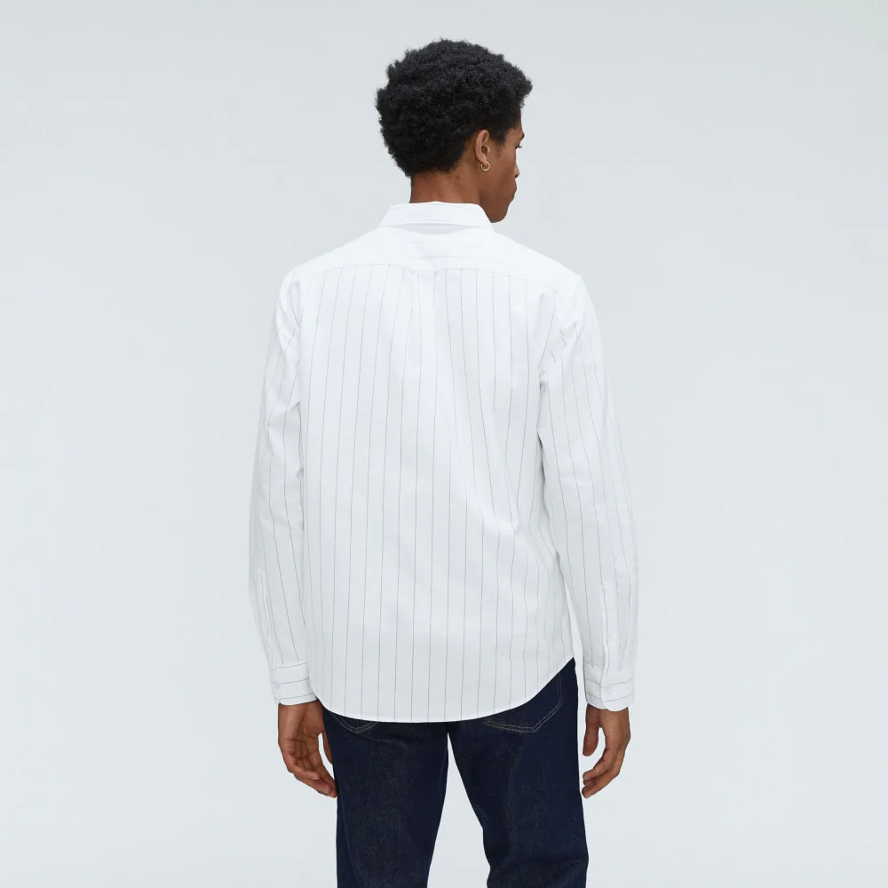 The Standard Fit Japanese Oxford Shirt | Uniform | Optic White / Black | Standard