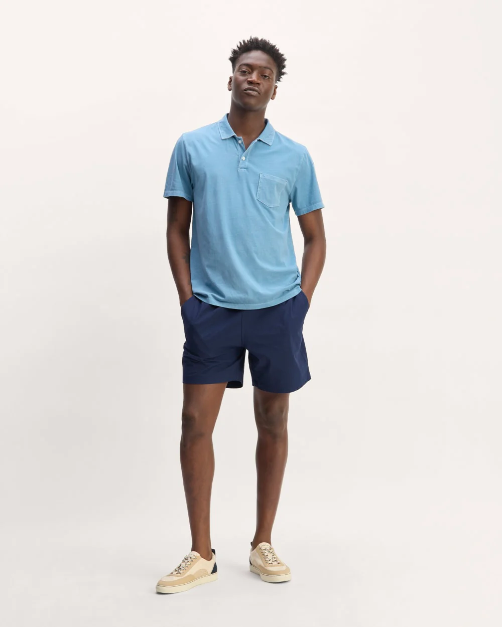 The Seersucker Short | Deep Blue