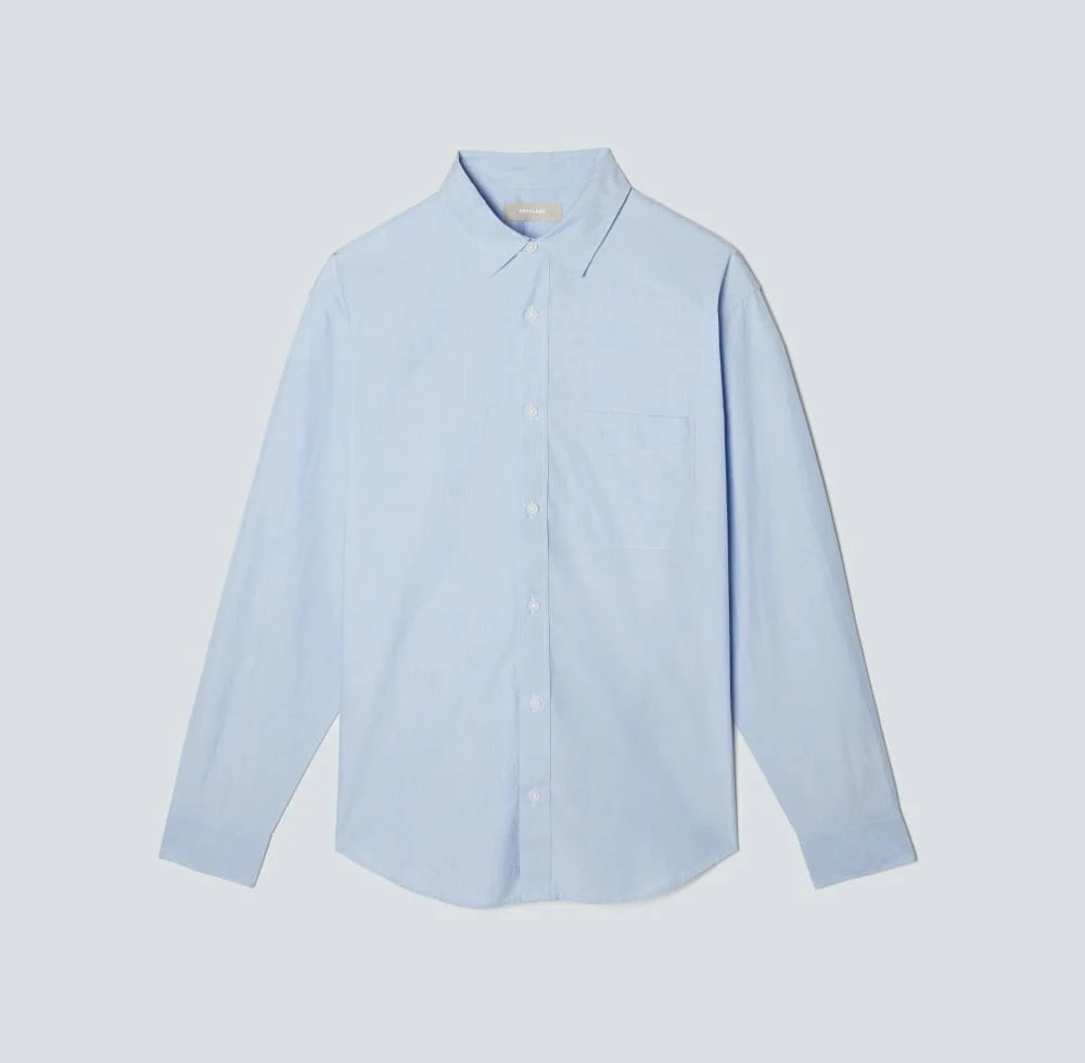 The Relaxed Poplin Shirt | Light Blue
