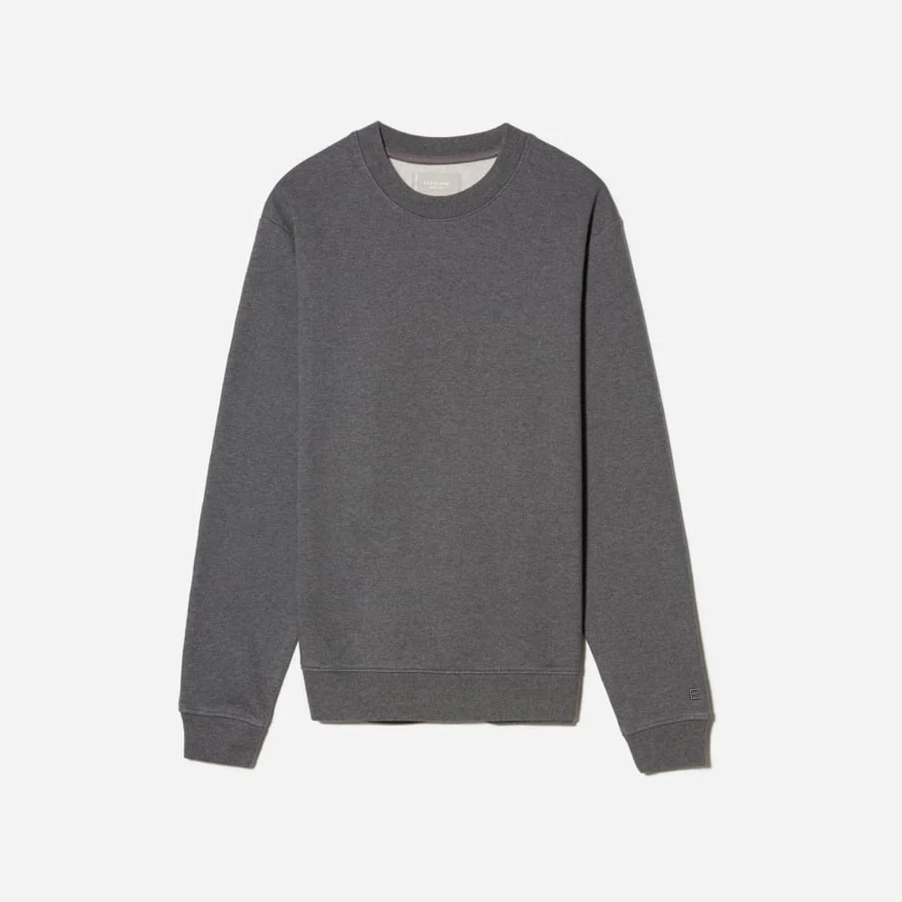 The Track Crewneck Sweatshirt | Dark Heather Grey