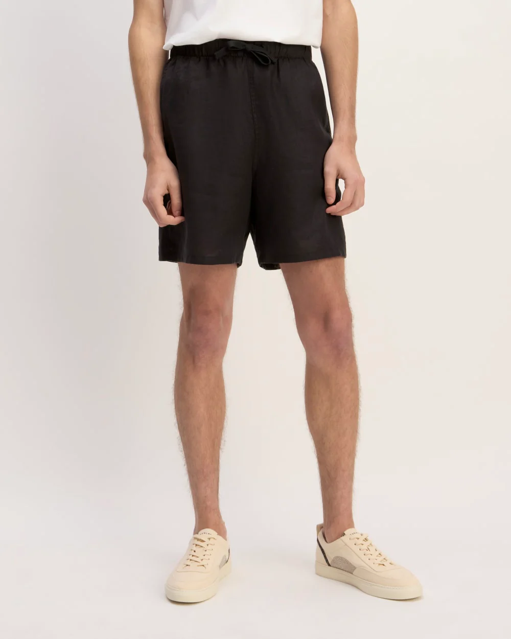 The Linen Easy Short | Black