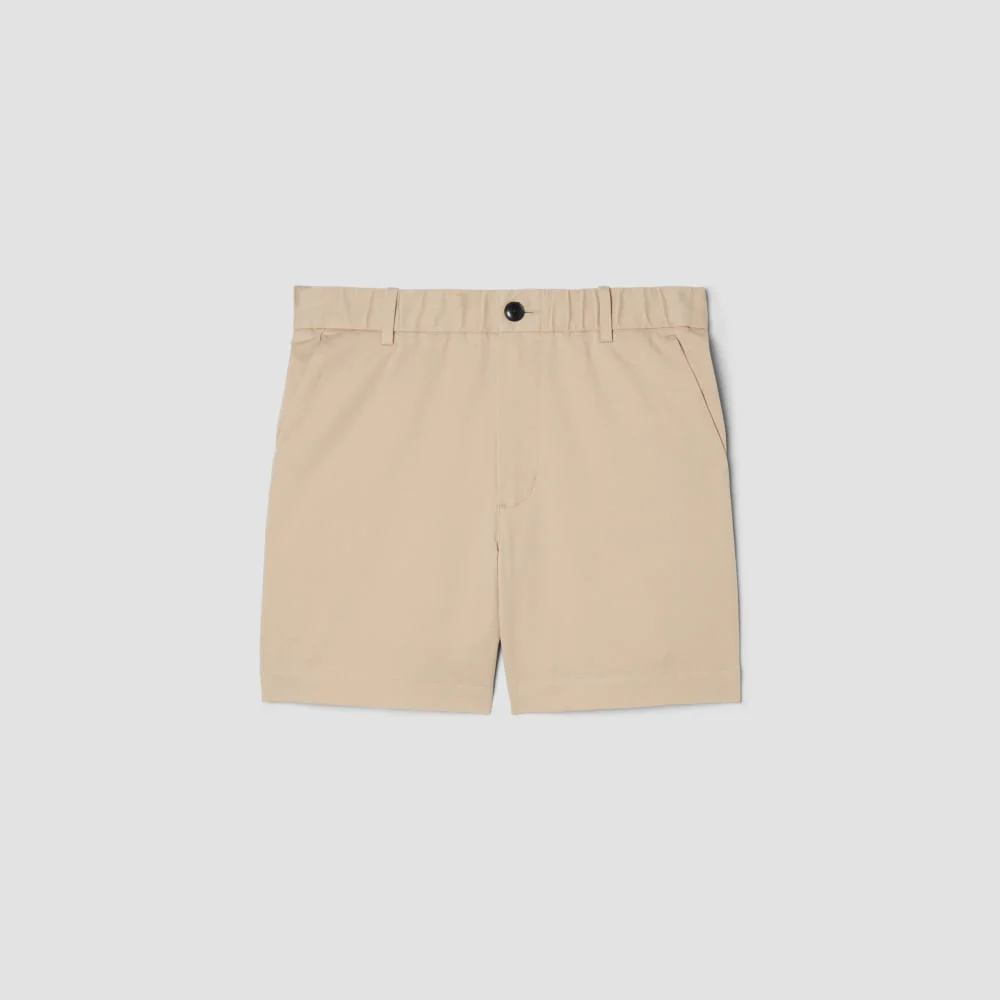 The Pull-On Performance Chino 5 Short | Trench Coat Khaki