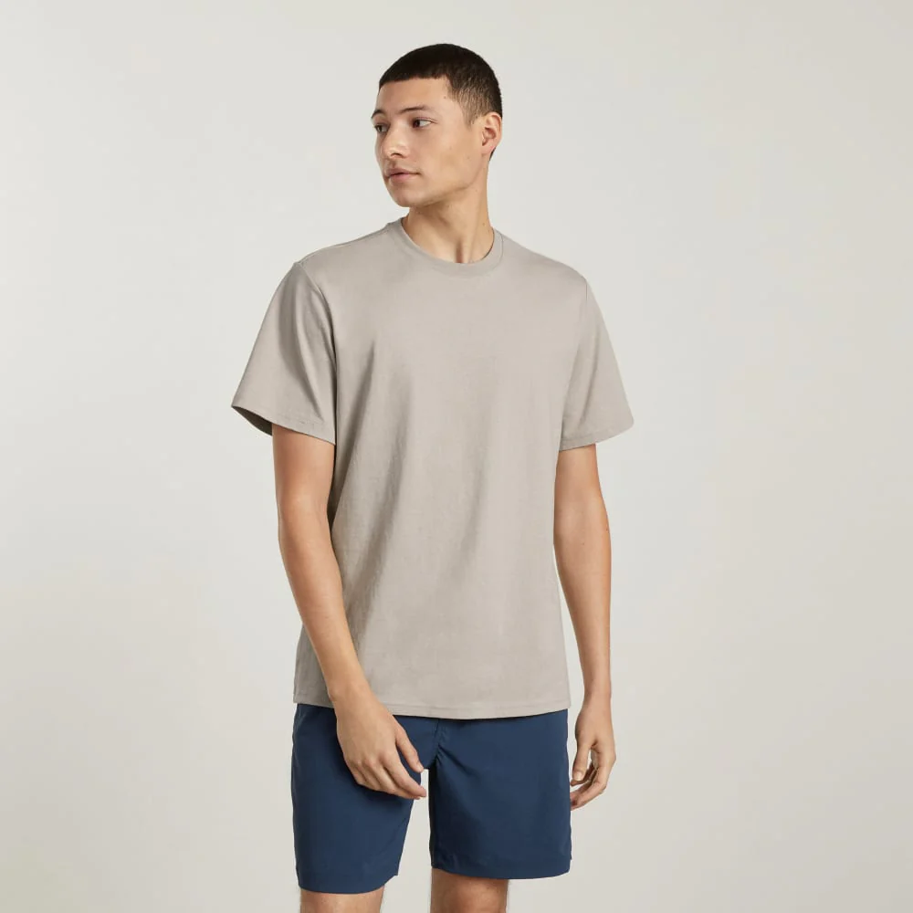 The Premium-Weight Crew | Uniform | Stone