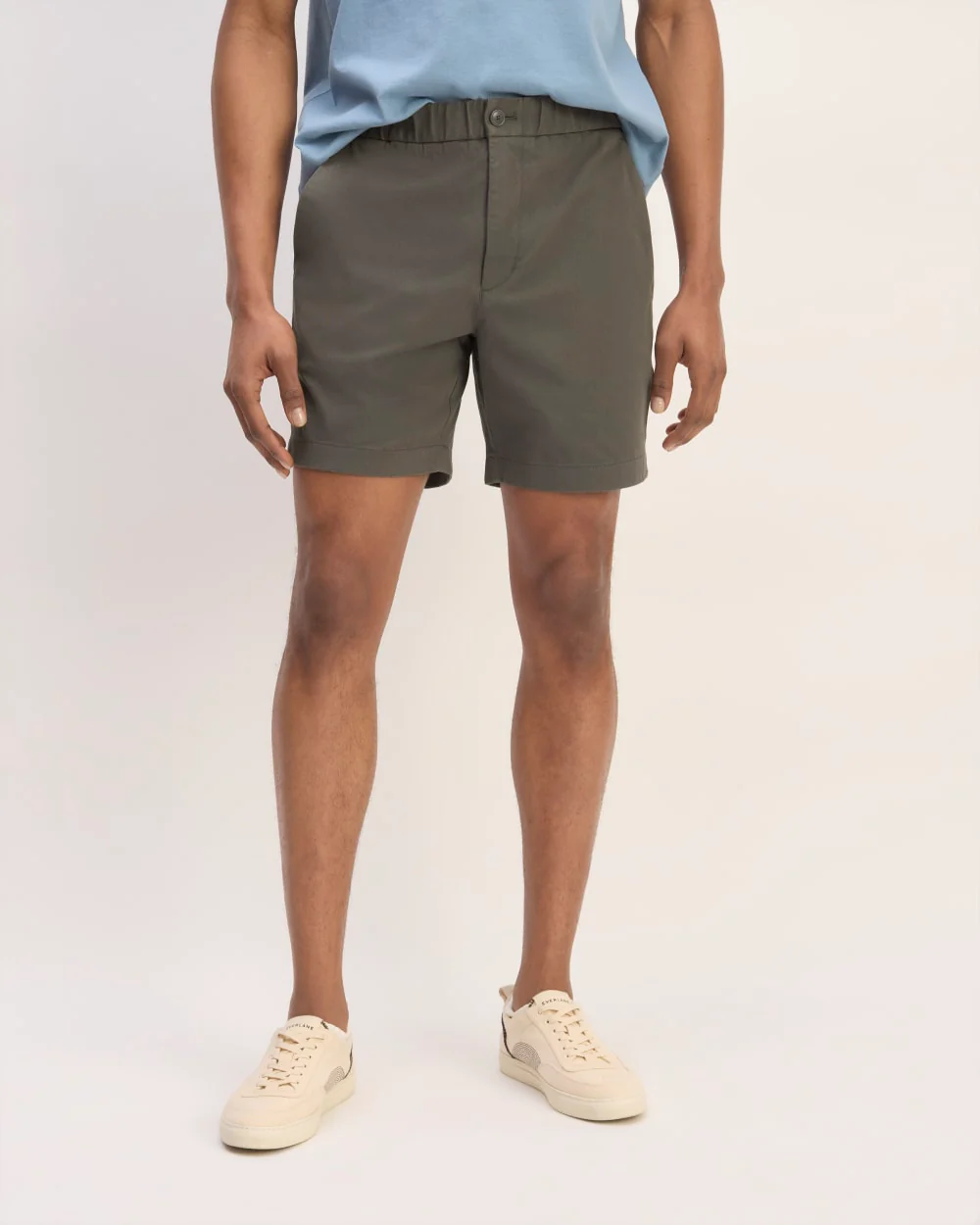 The Pull-On Performance Chino Short | Slate Grey