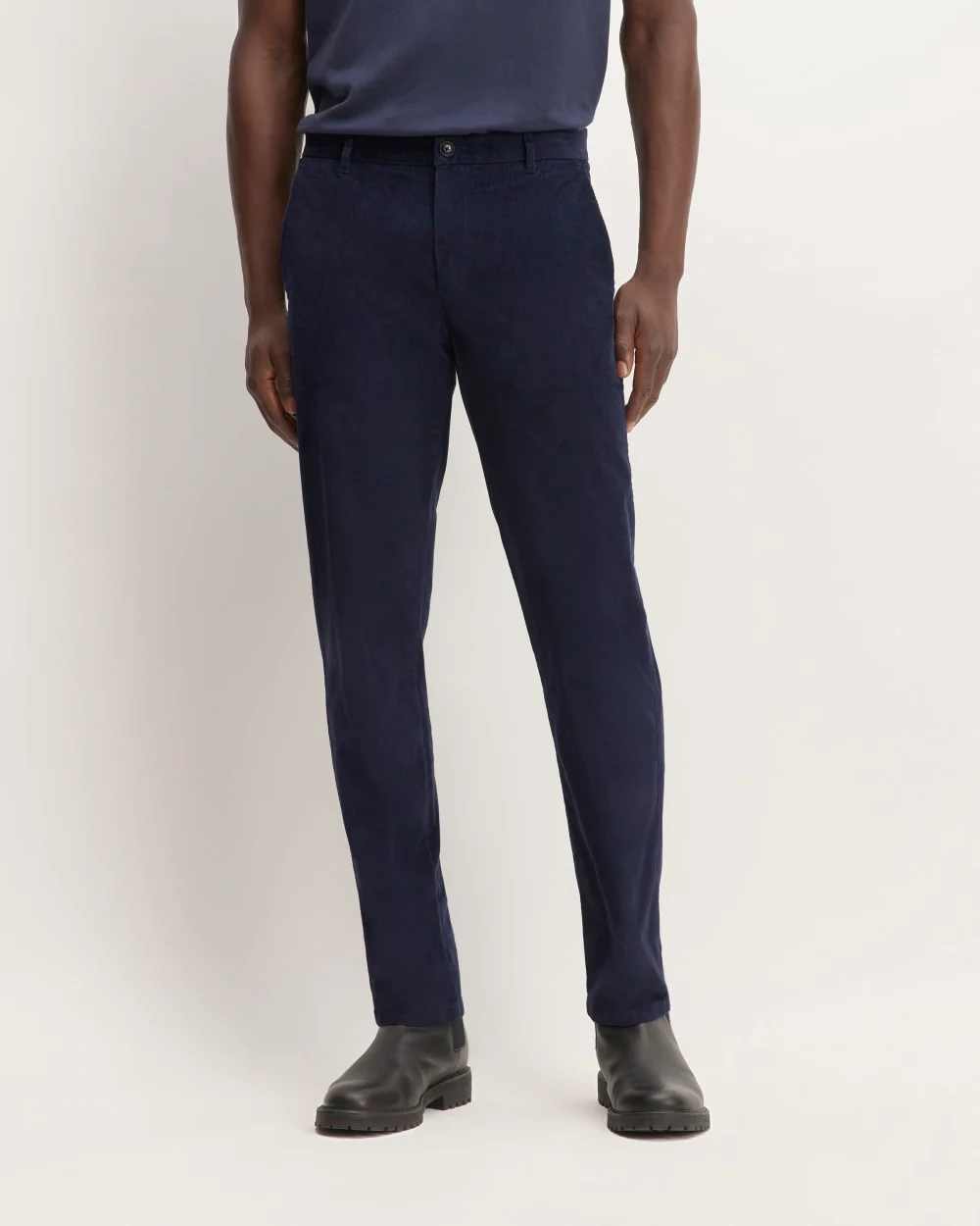 The Straight Fit Corduroy Pant | Navy