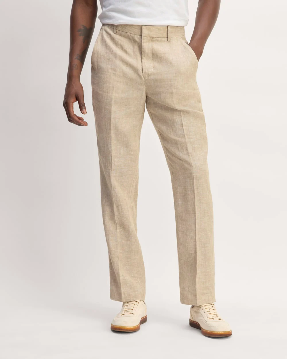 The Linen Trouser | Cornstalk Chambray