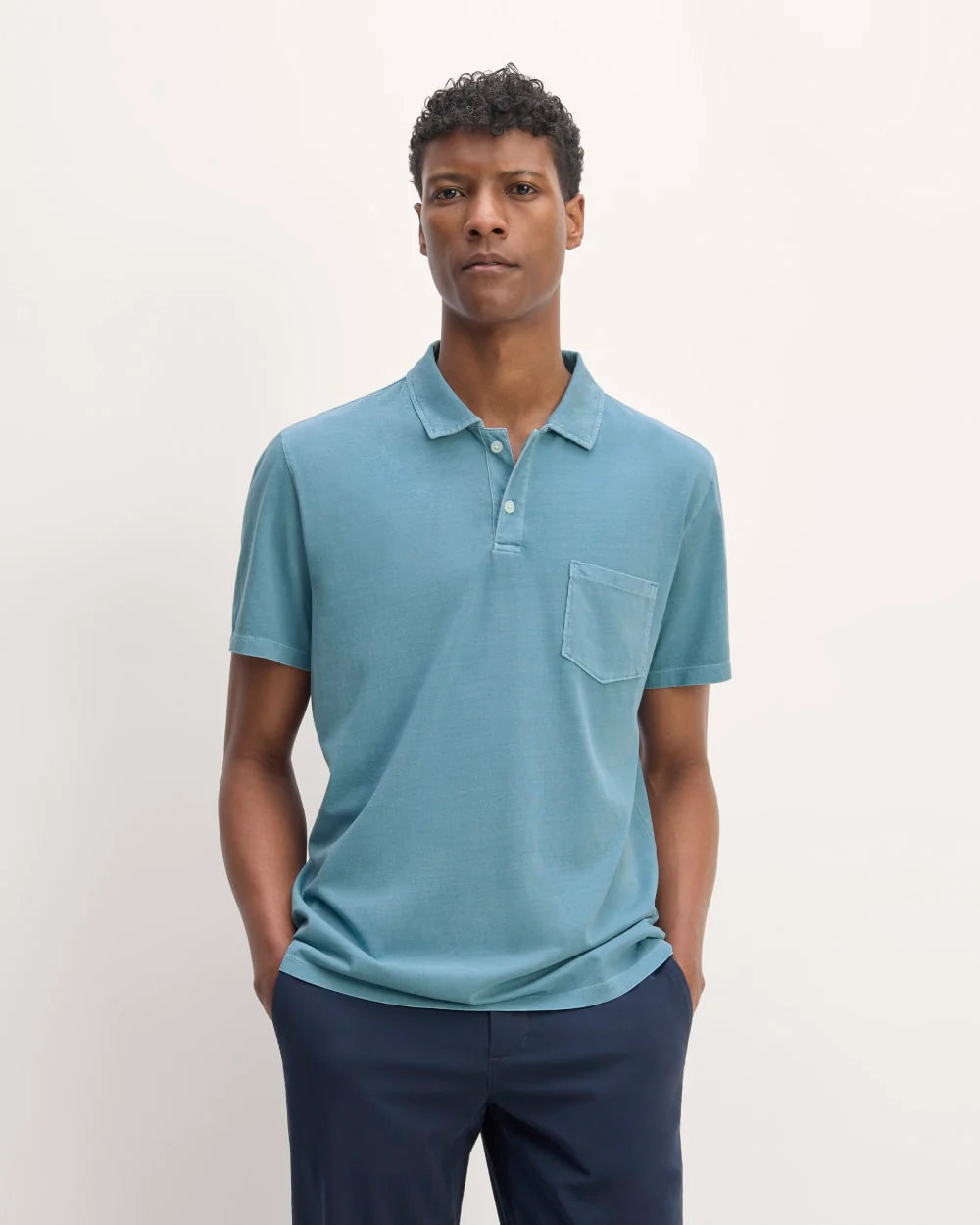 The Essential Organic Garment-Dyed Polo | Spring Lake