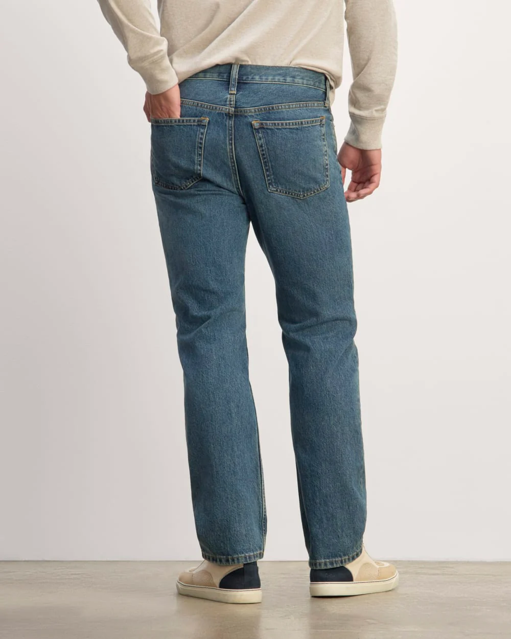 The Authentic Straight Jean | Whisper Blue