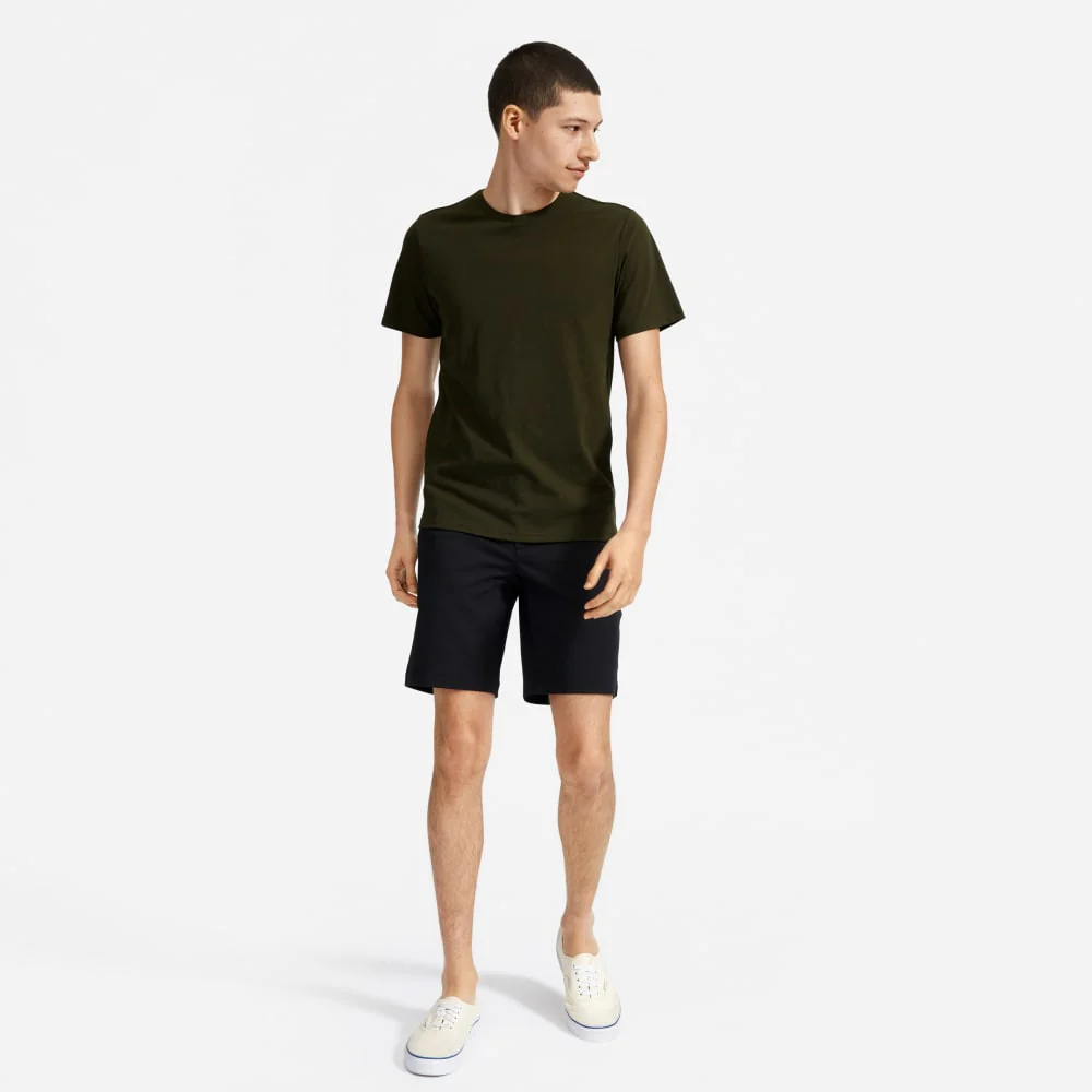 The 9 Slim-Fit Performance Chino Short | Black