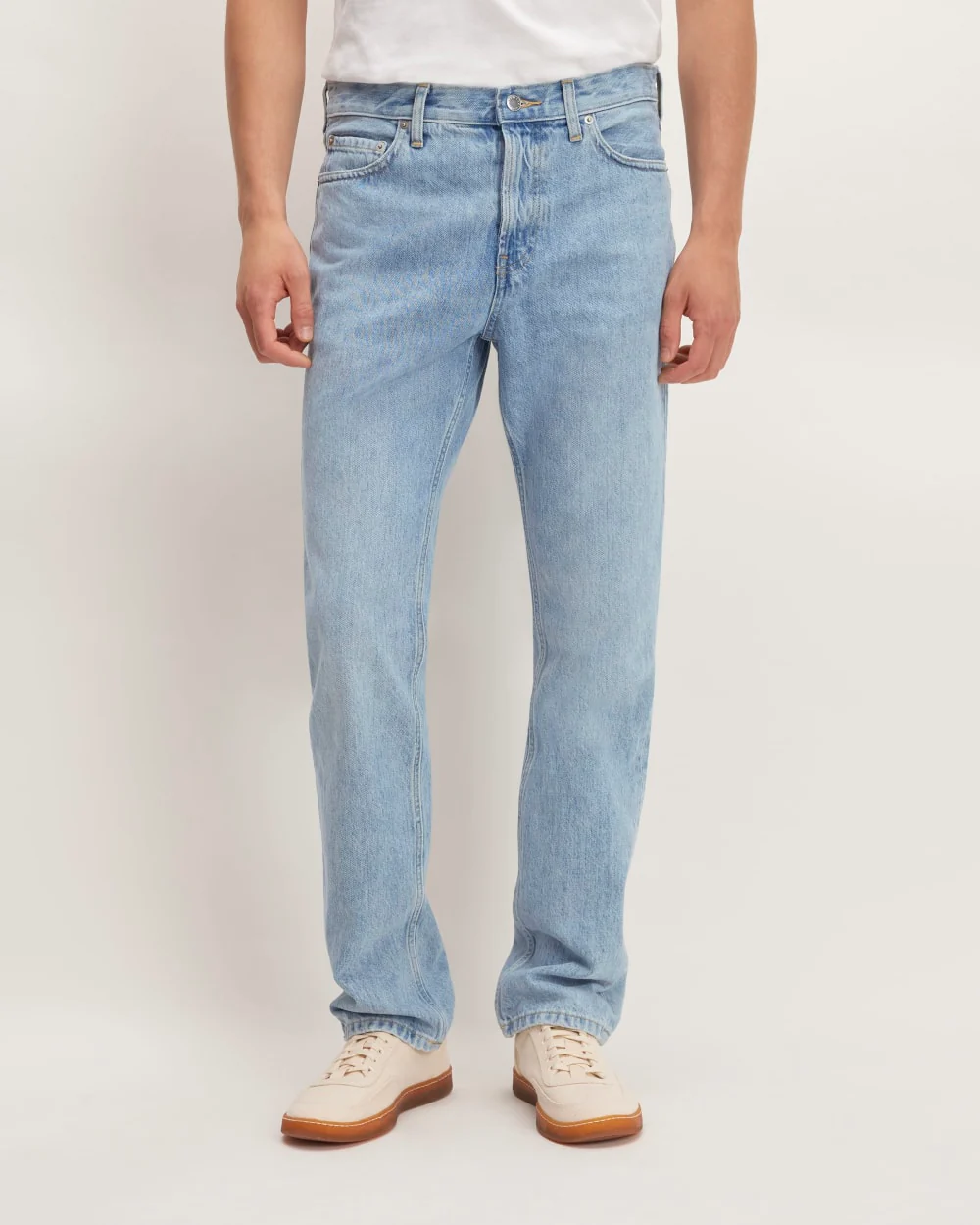 The Authentic Straight Jean | Sun Faded Blue