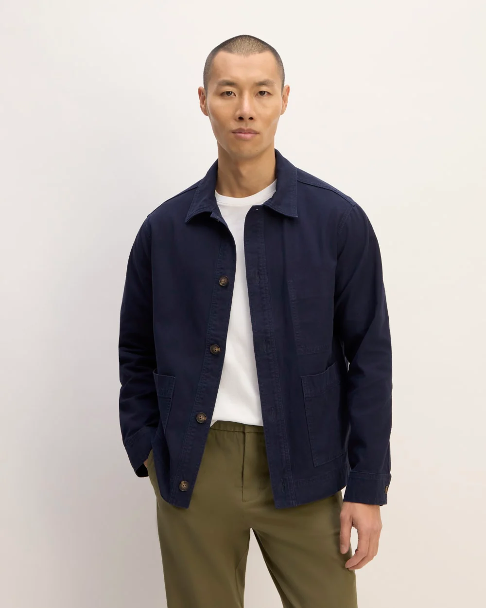 The Organic Cotton Chore Jacket | Navy