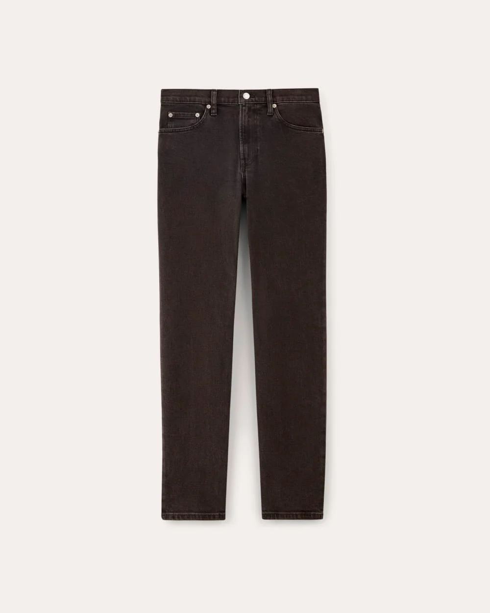 The Organic Cotton Straight-Leg Jean | Washed Black