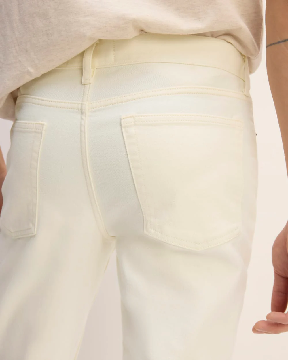 The Organic Cotton Slim-Fit Jean | Calico Ecru