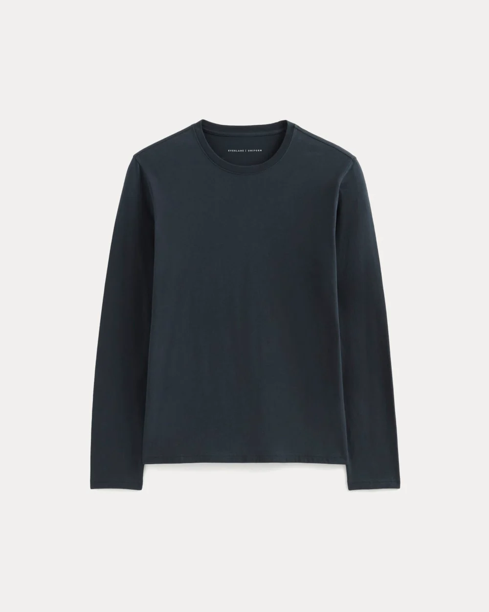 The Essential Organic Long-Sleeve Tee | Deep Navy