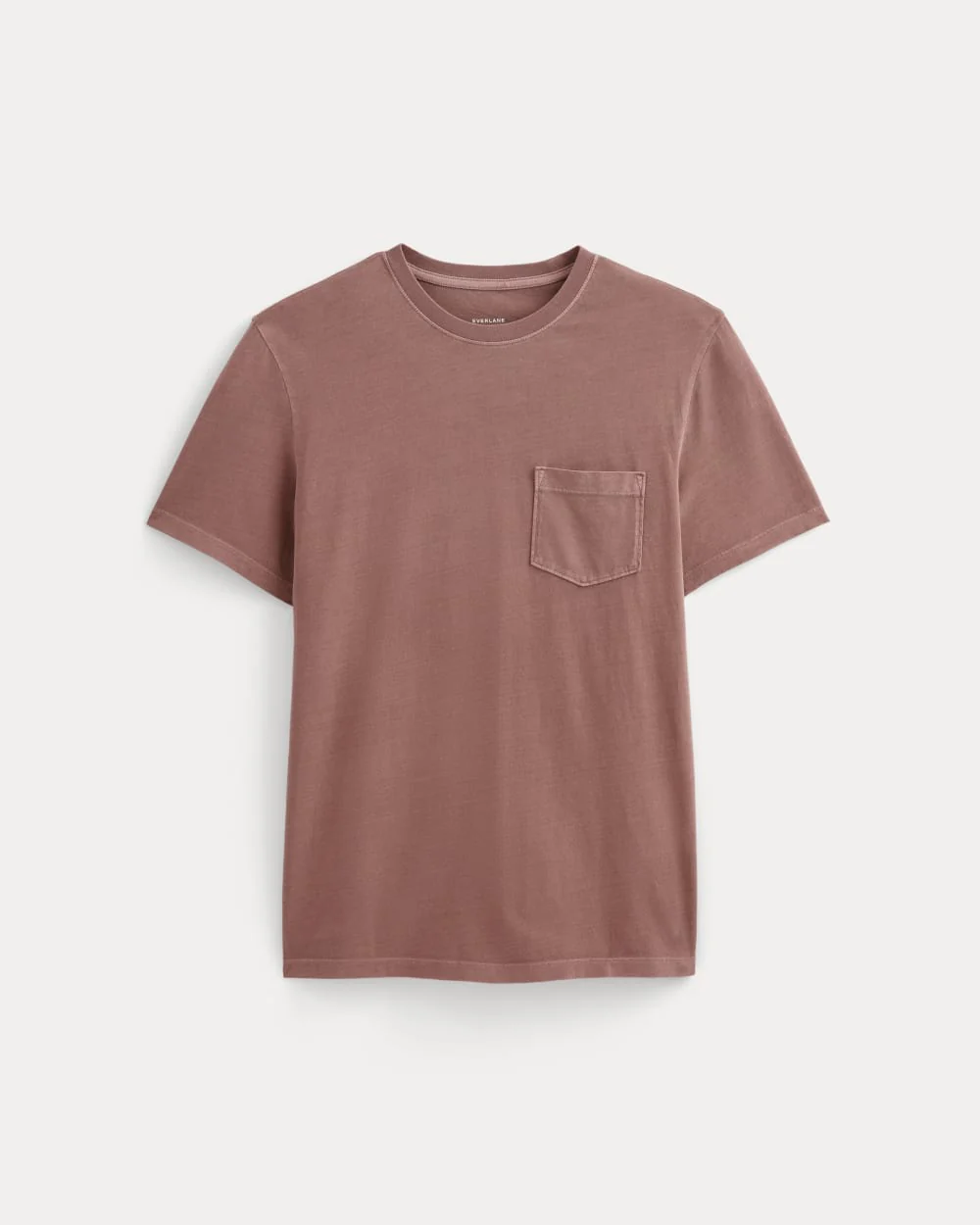 The Essential Organic Garment-Dyed Crew | Brown Garment Dye