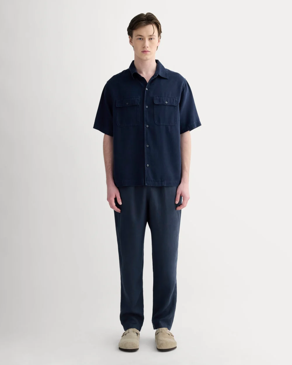 The Linen Easy Pant | Navy