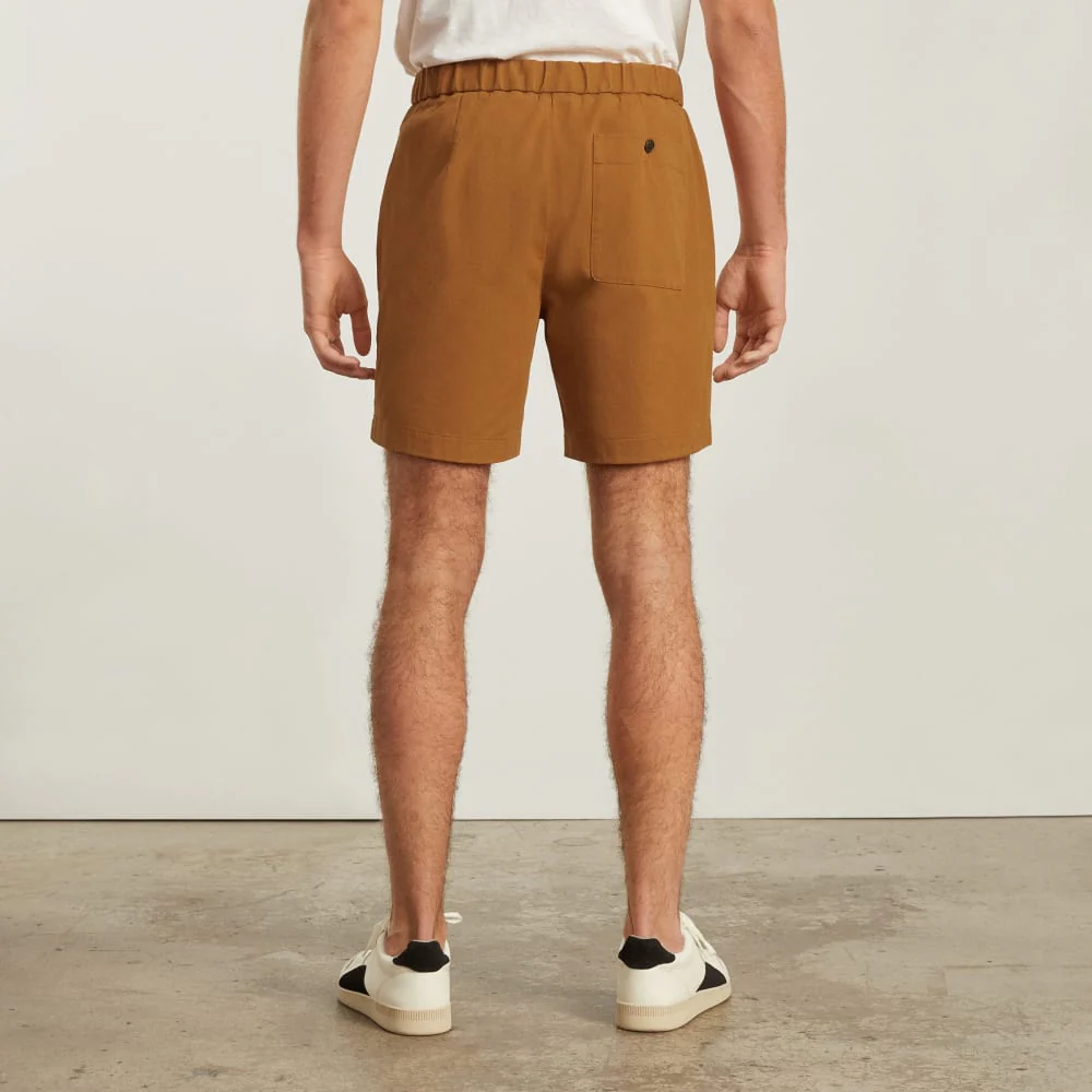 The Pull-On Performance Chino Short | Tawny Brown